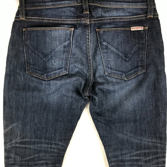 HUDSON JEANS Krista Ankle Super Skinny Jeans with Raw Hem 26 - Picture 8 of 11